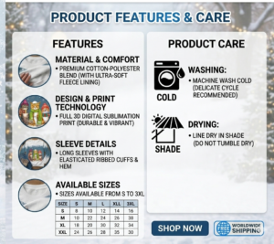 تيشيرت نسائي بأكمام طويلة مزين برسومات رجل الثلج والقطة في عيد الميلاد - تيشيرت فضفاض مناسب للعطلات